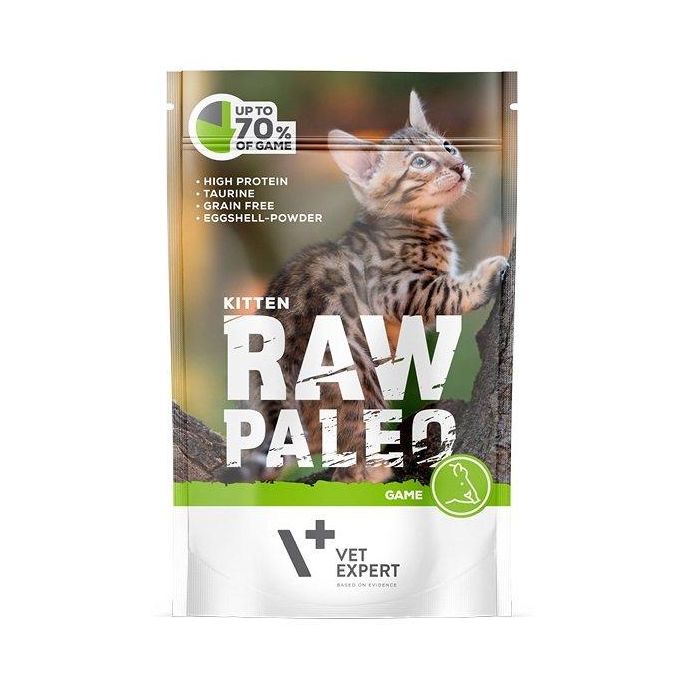 VET EXPERT RAW PALEO Kitten 100 g mokra karma dla kociąt