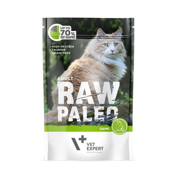 VET EXPERT RAW PALEO Adult saszetka 100 g dla dorosłych kotów