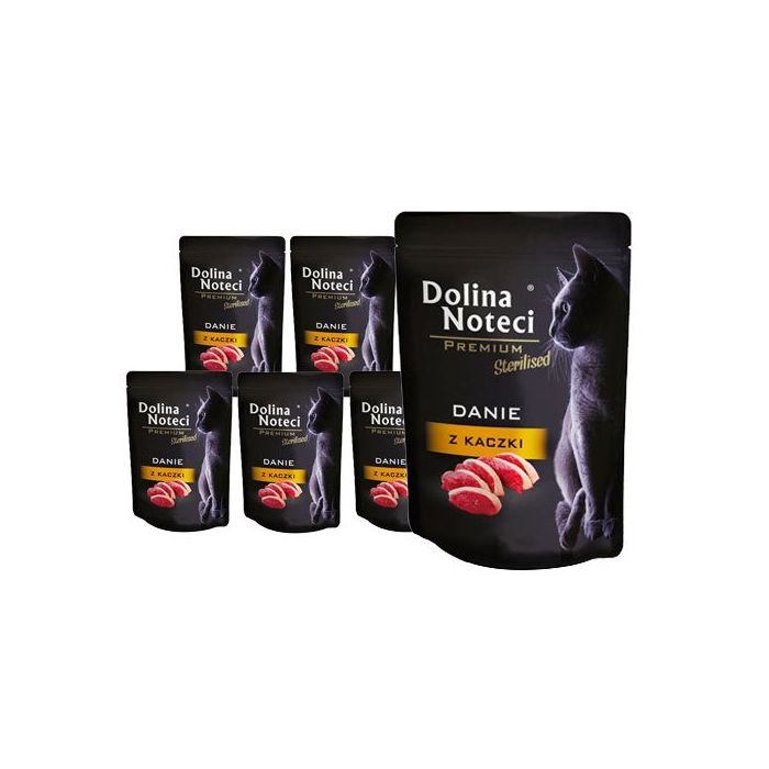 DOLINA NOTECI Premium Danie z kaczki dla kotów sterylizowanych 10x85 g