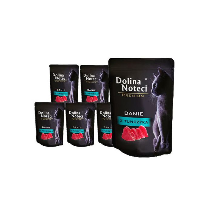 DOLINA NOTECI Premium Danie z tuńczyka dla kotów dorosłych 10x85 g