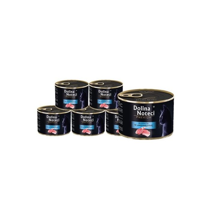 DOLINA NOTECI Premium Bogata w mięso puszka 12x185g dla kota