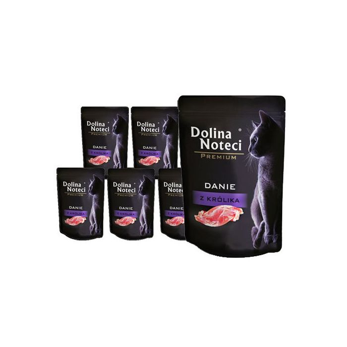 DOLINA NOTECI Premium Danie z królika dla kotów dorosłych 10x85 g