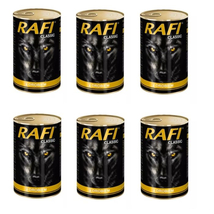 RAFI Classic z drobiem 1240 g x 6 sztuk