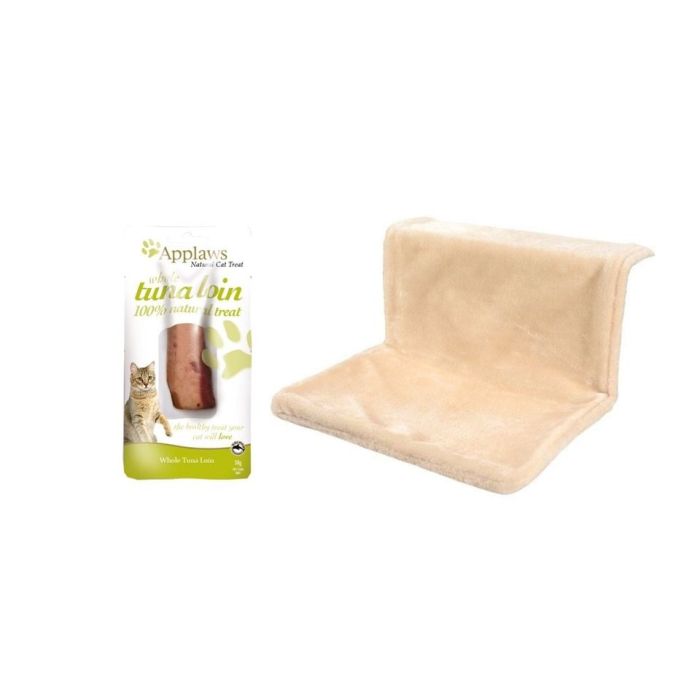 ZOLUX Zestaw Hamak na kaloryfer dla kota + polędwiczka z tuńczyka 30 g