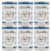 GUSSTO Cat Fresh Turkey&Tuna  mokra karma dla kotów indyk i tuńczyk 6x400 g