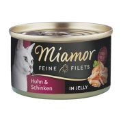 MIAMOR Feline Filets filety kurczaka i szynka 100 g
