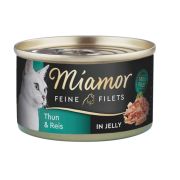 MIAMOR Feline Filets tuńczyk  z ryżem w galaretce 100 g