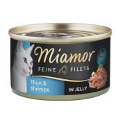 MIAMOR Feline Filets tuńczyk i krewetki w galaretce 100 g