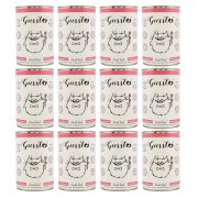 GUSSTO Fresh Beef 12x400 g świeża wołowina, monoproteinowa mokra karma dla kotów