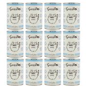 GUSSTO Fresh Salmon 12x375 g świeży łosoś, monoproteinowa mokra karma dla kotów