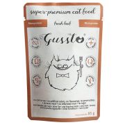 GUSSTO Cat Fresh Beef mokra karma dla kotów świeża wołowina 85 g