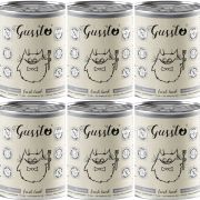 GUSSTO Fresh Lamb 6x400 g świeża jagnięcina, monoproteinowa mokra karma dla kotów