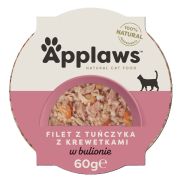 APPLAWS Miseczka dla kota tuńczyk z krewetką 60 g