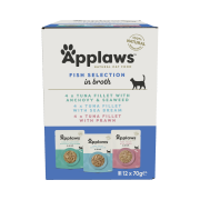 APPLAWS Cat Pouch Multipack 12 x 70 g Fish Selection mokra karma dla kota z rybą