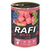 RAFI Junior Veal z cielęciną 400 g mokra karma dla psa