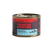COUNTRY NATURE Bezzbożowa mokra karma wołowina z warzywami 410 g