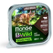 MONGE BWild Cat Karma dla dużych ras z bawołem pasztet 100g