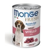 MONGE Fresh Dog Karma dla psa Cielęcina w cieście 400g