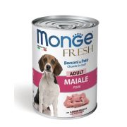 MONGE Fresh Dog Karma dla psa wieprzowina w cieście 400g