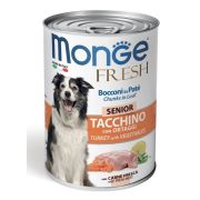 MONGE Fresh Karma dla psa Senior Indyk w cieście 400g