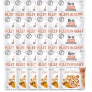 BRIT Care Fillets in gravy kurczak 24 x 85 g filety kurczaka w sosie