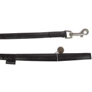 ZOLUX Smycz mac leather 15 mm / 1.2 m czarny