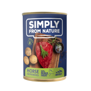 SIMPLY FROM NATURE Mokra karma dla psa Konina z ziemniakami 400 g