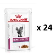ROYAL CANIN Renal Feline Fish 24 x 85 g