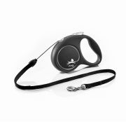 FLEXI Black Design S Cord 5 m black smycz automatyczna