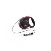 FLEXI Black Design XS Cord 3m pink smycz automatyczna
