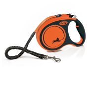FLEXI Xtreme L Tape 5 m orange smycz automatyczna