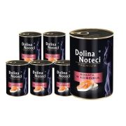 DOLINA NOTECI Premium Bogata w łososia dla kotów dorosłych 12x400 g