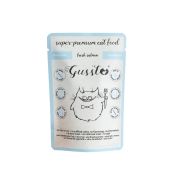 GUSSTO Fresh Salmon 85 g świeży łosoś, monoproteinowa mokra karma dla kotów 