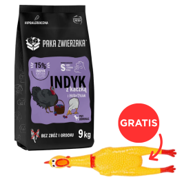 PAKA ZWIERZAKA Seventh Heaven Karma sucha Indyk i kaczka Mini S 9 kg + zabawka kurczak GRATIS