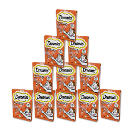 DREAMIES Creamy karma uzupełniająca z pysznym kurczakiem dla kota 11 x 4x10 g
