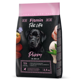 FITMIN Dog For Life Puppy 2,5 kg dla szczeniąt oraz ciężarnych i karmiących suk