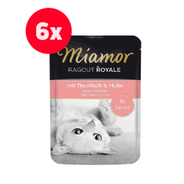 MIAMOR Ragout Royal  tuńczyk  i kurczak  w sosie 6 x 100 g