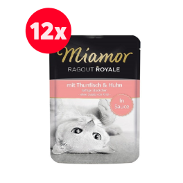 MIAMOR Ragout Royal  tuńczyk  i kurczak  w sosie 12 x 100 g