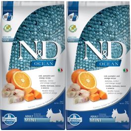 FARMINA N&D Ocean dog adult codfish, pumpkin, orange mini 14 kg (2 x 7 kg)