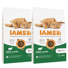 IAMS for Vitality dorosłe koty z jagnięciną 20 kg (2 x10 kg)