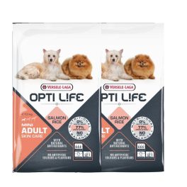 VERSELE-LAGA Opti Life Adult Skin Care mini dla psów małych z wrażliwą skórą Łosoś 15 kg (2 x 7,5 kg)