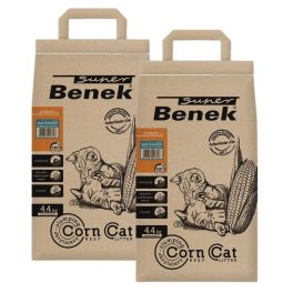 BENEK Super Corn cat Żwirek kukurydziany morska bryza 14 l (7 l x 2)