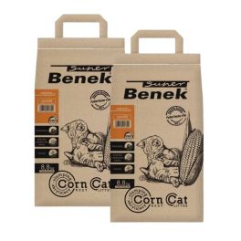 BENEK Super Corn cat Żwirek kukurydziany 28 l (14 l x 2)