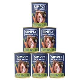 SIMPLY FROM NATURE Mokra karma dla psa Bażant z marchewką 6 x 400 g
