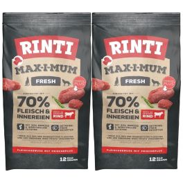 RINTI MAX-I-MUM Beef z wołowiną 2 x 12 kg