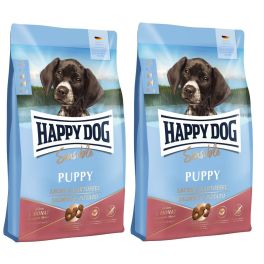 HAPPY DOG Sensible Puppy Lachs 20 kg (2 x 10 kg) dla szczeniąt łosoś i ziemniaki