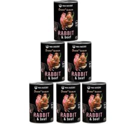 PAKA ZWIERZAKA Seventh Heaven Królik i wołowina (rabbit&beef) 6x400 g