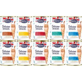 BUTCHERS Deliciuos dinners Mix smaków w galaretce 10x400 g