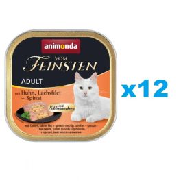 ANIMONDA Vom Feinsten Pate kurczak, łosoś i szpinak 12x100g