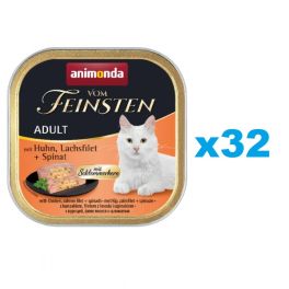 ANIMONDA Vom Feinsten Pate kurczak, łosoś i szpinak 32x100g